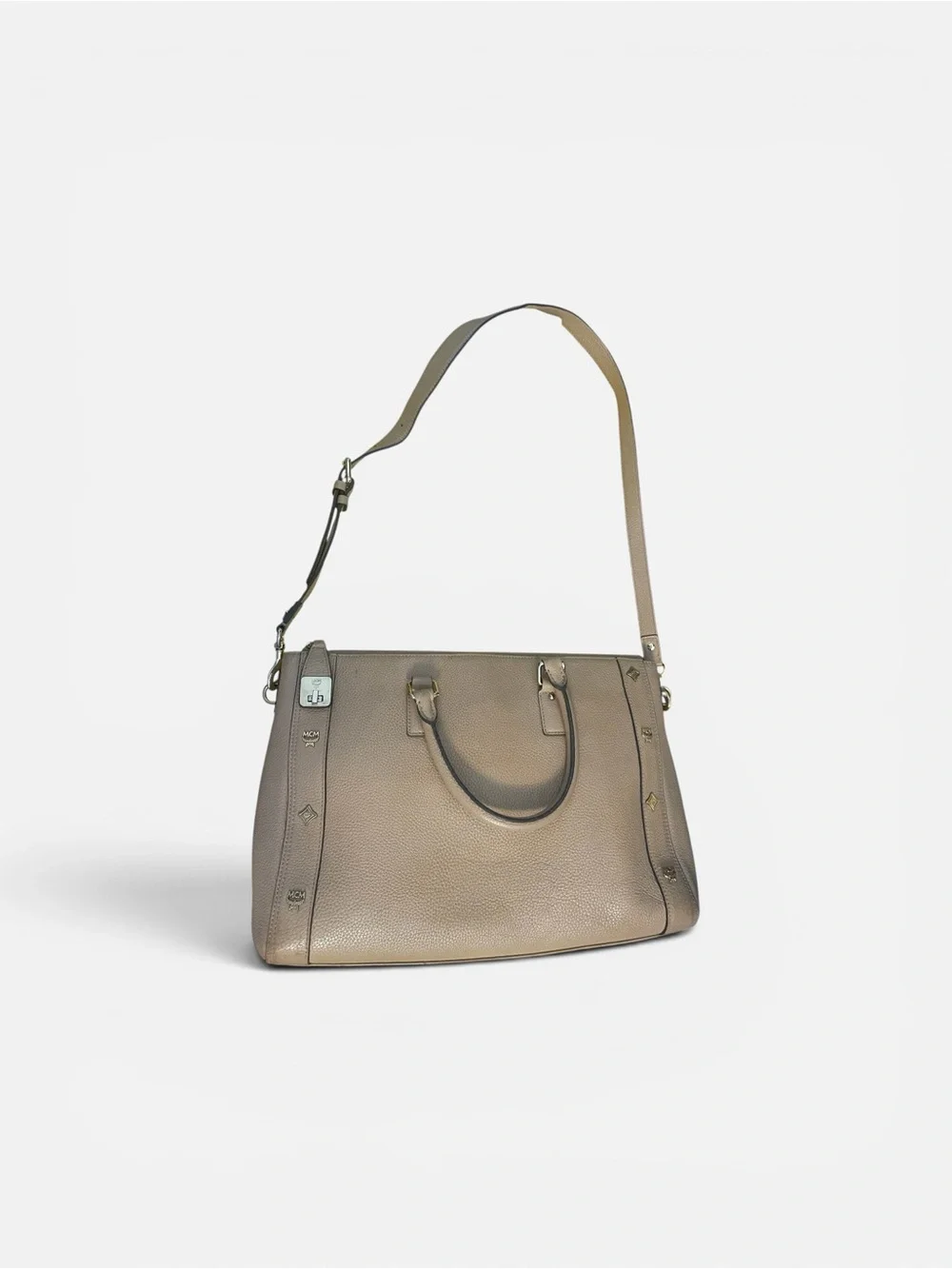 MCM Visetos Monogram Essential Tote